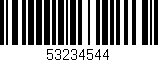 Código de barras (EAN, GTIN, SKU, ISBN): '53234544'