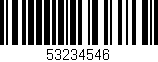 Código de barras (EAN, GTIN, SKU, ISBN): '53234546'
