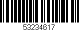 Código de barras (EAN, GTIN, SKU, ISBN): '53234617'