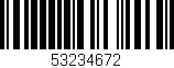 Código de barras (EAN, GTIN, SKU, ISBN): '53234672'