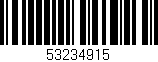 Código de barras (EAN, GTIN, SKU, ISBN): '53234915'