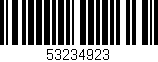Código de barras (EAN, GTIN, SKU, ISBN): '53234923'