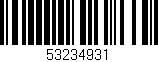 Código de barras (EAN, GTIN, SKU, ISBN): '53234931'