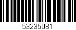 Código de barras (EAN, GTIN, SKU, ISBN): '53235081'