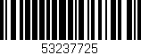 Código de barras (EAN, GTIN, SKU, ISBN): '53237725'
