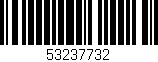 Código de barras (EAN, GTIN, SKU, ISBN): '53237732'