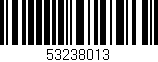 Código de barras (EAN, GTIN, SKU, ISBN): '53238013'
