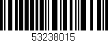 Código de barras (EAN, GTIN, SKU, ISBN): '53238015'