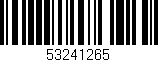 Código de barras (EAN, GTIN, SKU, ISBN): '53241265'