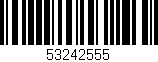 Código de barras (EAN, GTIN, SKU, ISBN): '53242555'