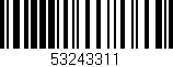 Código de barras (EAN, GTIN, SKU, ISBN): '53243311'