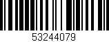 Código de barras (EAN, GTIN, SKU, ISBN): '53244079'