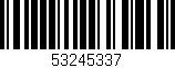 Código de barras (EAN, GTIN, SKU, ISBN): '53245337'