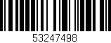 Código de barras (EAN, GTIN, SKU, ISBN): '53247498'
