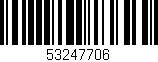 Código de barras (EAN, GTIN, SKU, ISBN): '53247706'