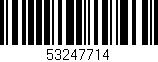 Código de barras (EAN, GTIN, SKU, ISBN): '53247714'