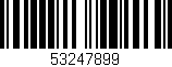 Código de barras (EAN, GTIN, SKU, ISBN): '53247899'