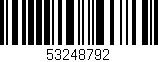 Código de barras (EAN, GTIN, SKU, ISBN): '53248792'