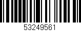 Código de barras (EAN, GTIN, SKU, ISBN): '53249561'
