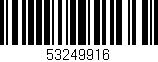 Código de barras (EAN, GTIN, SKU, ISBN): '53249916'