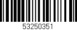 Código de barras (EAN, GTIN, SKU, ISBN): '53250351'