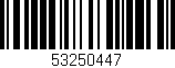 Código de barras (EAN, GTIN, SKU, ISBN): '53250447'
