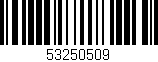 Código de barras (EAN, GTIN, SKU, ISBN): '53250509'
