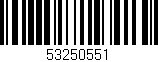 Código de barras (EAN, GTIN, SKU, ISBN): '53250551'