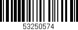 Código de barras (EAN, GTIN, SKU, ISBN): '53250574'