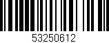 Código de barras (EAN, GTIN, SKU, ISBN): '53250612'