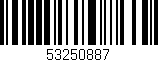 Código de barras (EAN, GTIN, SKU, ISBN): '53250887'