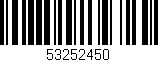 Código de barras (EAN, GTIN, SKU, ISBN): '53252450'