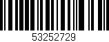 Código de barras (EAN, GTIN, SKU, ISBN): '53252729'