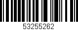 Código de barras (EAN, GTIN, SKU, ISBN): '53255262'