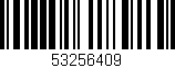 Código de barras (EAN, GTIN, SKU, ISBN): '53256409'