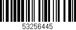 Código de barras (EAN, GTIN, SKU, ISBN): '53256445'