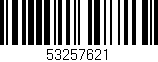 Código de barras (EAN, GTIN, SKU, ISBN): '53257621'