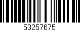 Código de barras (EAN, GTIN, SKU, ISBN): '53257675'