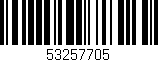 Código de barras (EAN, GTIN, SKU, ISBN): '53257705'