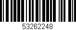 Código de barras (EAN, GTIN, SKU, ISBN): '53262248'