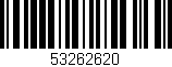 Código de barras (EAN, GTIN, SKU, ISBN): '53262620'