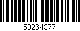 Código de barras (EAN, GTIN, SKU, ISBN): '53264377'