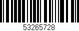 Código de barras (EAN, GTIN, SKU, ISBN): '53265728'