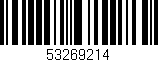 Código de barras (EAN, GTIN, SKU, ISBN): '53269214'