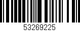Código de barras (EAN, GTIN, SKU, ISBN): '53269225'