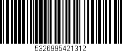 Código de barras (EAN, GTIN, SKU, ISBN): '5326995421312'