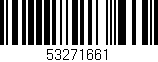 Código de barras (EAN, GTIN, SKU, ISBN): '53271661'