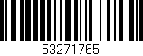 Código de barras (EAN, GTIN, SKU, ISBN): '53271765'