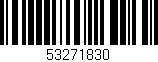 Código de barras (EAN, GTIN, SKU, ISBN): '53271830'