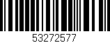 Código de barras (EAN, GTIN, SKU, ISBN): '53272577'